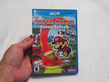Paper Mario Color Splash  (Nintendo Wii U, 2016) Pre Owned Rare Clean for sale  Shipping to South Africa