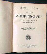 Trattato anatomia topografica. usato  Italia