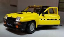 1:24 Scale Renault 5 R5 Turbo 2 Detailed Diecast Model Car Burago 21088 Yellow myynnissä  Leverans till Finland