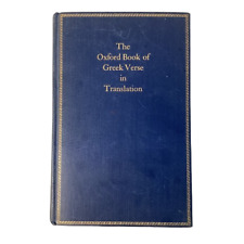O Oxford Livro do Verso Grego em Tradução Higham & Bowra Oxford 1938 HC comprar usado  Enviando para Brazil