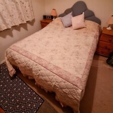 cream bedspread for sale  DORKING