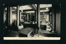 Cedar Falls Iowa IA 1919 Blackhawk Hotel vestíbulo interior, sala de estar, recepción, usado segunda mano  Embacar hacia Argentina