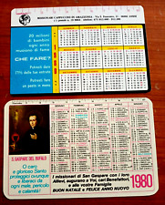 Calendari plasticati 1980 usato  Filottrano