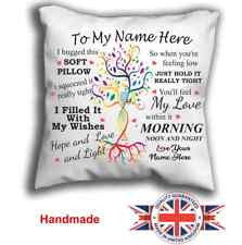 Personalised cuddle cushion for sale  WISBECH