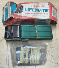 NOS Vintage Jeffrey Allan Lifemate Auto Safety Seat Belt JA501 Green for sale  Shipping to South Africa