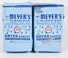 2 folhas de secador de papel aromaterapêutico Mrs. Meyer's Clean Day ÁGUA DA CHUVA = 160 comprar usado  Enviando para Brazil
