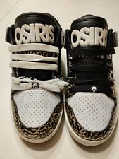 OSIRIS Zapatos de Skate Top Alto Mujer Talla 8.5 Negro Blanco Guepardo Reino Unido 6  segunda mano  Embacar hacia Argentina