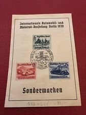 Germany 1939 sondermarken for sale  STEVENAGE