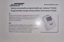 Ecodhome ttd101 testina usato  Roma