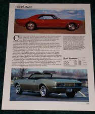 1968 chevy camaro for sale  Melvindale