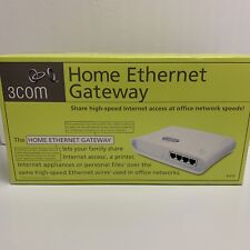 Roteador com Fio 3com 3c510 4 Portas Home Ethernet Gateway Novo, usado comprar usado  Enviando para Brazil