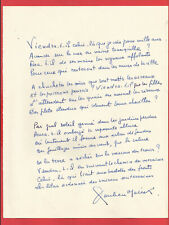 Bf69 poeme autographe d'occasion  Bordeaux-
