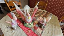 Set of 3 Rare 1986 Fitz And Floyd Tropical Cockatoo Centerpiece & Candlesticks for sale  Shipping to South Africa