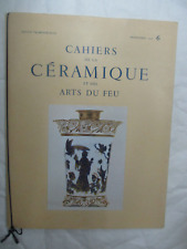 Cahiers céramique arts d'occasion  Marseille I