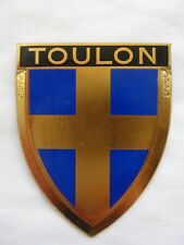 ANCIENNE PLAQUE DE SCOOTER EMAILLEE ANNEE 1950 (TOULON) DRAGO PARIS , occasion d'occasion  Saint-Mamert-du-Gard