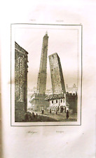 Stampa antica torre usato  Monterosso Almo