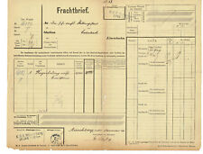 Frachtbrief 1887 münchberg gebraucht kaufen  Oberzwehren
