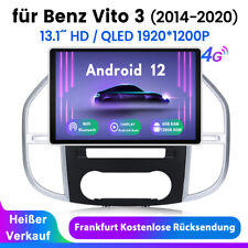 Używany, 13.1" Carplay do Benz Vito W447 Android 12 Radio samochodowe GPS Nawigacja BT 4G WIFI 6 + 128GB na sprzedaż  Wysyłka do Poland