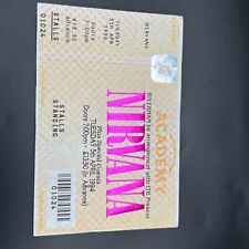 Nirvana concert ticket for sale  ST. LEONARDS-ON-SEA