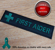 First aid embroidered for sale  SLEAFORD