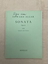 Edward elgar sonata for sale  LEEDS