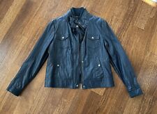 dark green leather jacket for sale  USA