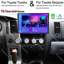 Usado, Rádio estéreo veicular 13,1"" tela QLED DSP 4G Carplay GPS para Toyota Tundra/Sequoia comprar usado  Enviando para Brazil