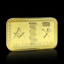 Masonic freemason gold for sale  Shipping to Ireland