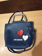 Tasche blau love gebraucht kaufen  Hollenbach