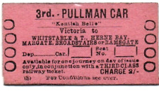 Bilet kolejowy BR(S) - Victoria do Whitstable & T Ramsgate - Kentish Belle Pullman na sprzedaż  Wysyłka do Poland
