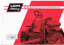 Lanz alldog tractor for sale  MANSFIELD