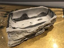reptile Snake Insect vivarium Water Dish Stone Effect Grey, used for sale  PETERBOROUGH