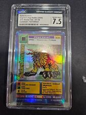 Digimon SaberLeomon 1ST EDITION HOLO RARE CGC Graded 7.5 NEAR MINT+ for sale  Shipping to South Africa