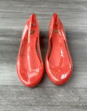 Usado, Sapatos baixos femininos Mel By Melissa Red Jelly balé tamanho 7 comprar usado  Enviando para Brazil