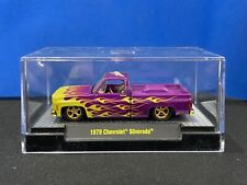 M2 Weekend of Wheels 1979 Chevrolet Silverado 1:64 Purple Flames 1.000 peças comprar usado  Enviando para Brazil