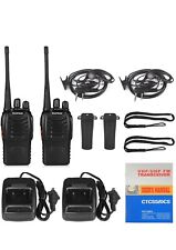 Used, 2 x Baofeng BF-888S Walkie Talkies Two Way Radio UHF 16CH 400-470MHZ Long Range for sale  Shipping to South Africa