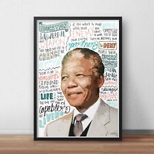 Nelson mandela poster for sale  BOLTON