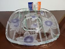 Square floral glass for sale  Germantown