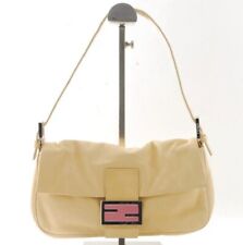 Bolsa de mão FENDI Mamma Baguette couro bege bronzeado comprar usado  Enviando para Brazil