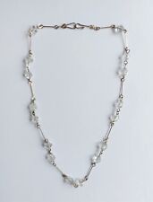 Clear glass necklace for sale  UK