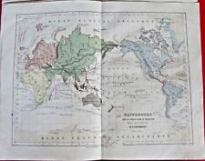 Ancienne carte géographie d'occasion  Grièges