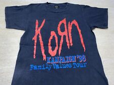 CAMISA VINTAGE KORN 90 ROCK TOUR ÚNICA PUNTA concierto Rammstein Limp Bizkit icp, usado segunda mano  Embacar hacia Argentina