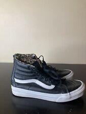 Tênis Vans Sk8 Hi Classic Preto Branco Feminino Couro Tamanho 8  comprar usado  Enviando para Brazil