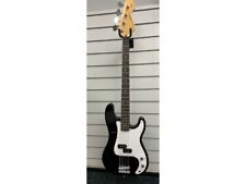 Used, Encore Electric 4 String Bass Guitar Glossy Black White for sale  Shipping to South Africa