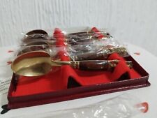 Hors D'oeuvre Serving Spoons Set of 6 Vintage Thailand Boho Chic, używany na sprzedaż  PL