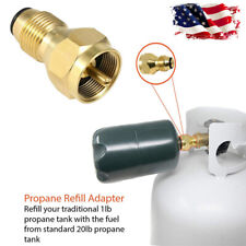 Propane Refill Adapter Fill 1 Pound Bottles from 20lb LP Gas Tank Camping Heater, used for sale  Hebron