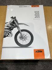 Ktm road owners for sale  NEW MILTON