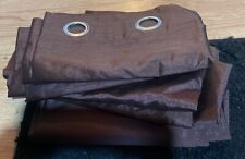 Brown grommet curtain for sale  Windham