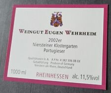 Weinetikett niersteiner kloste gebraucht kaufen  Eckelsheim, Gau-Bickelheim, Wonsheim