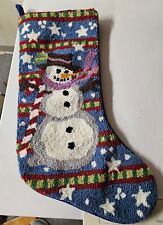 Wool needlepoint snowman for sale  New Baltimore